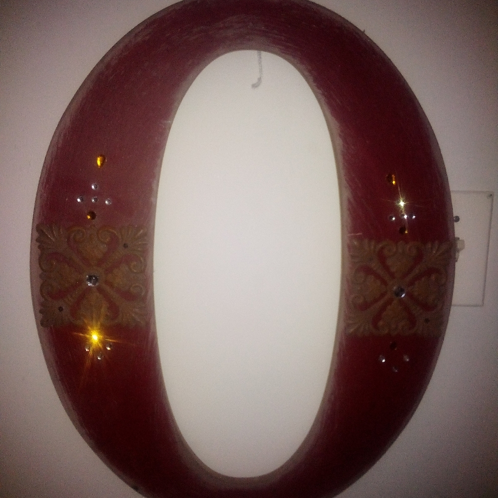 Beautiful country hanging letter O